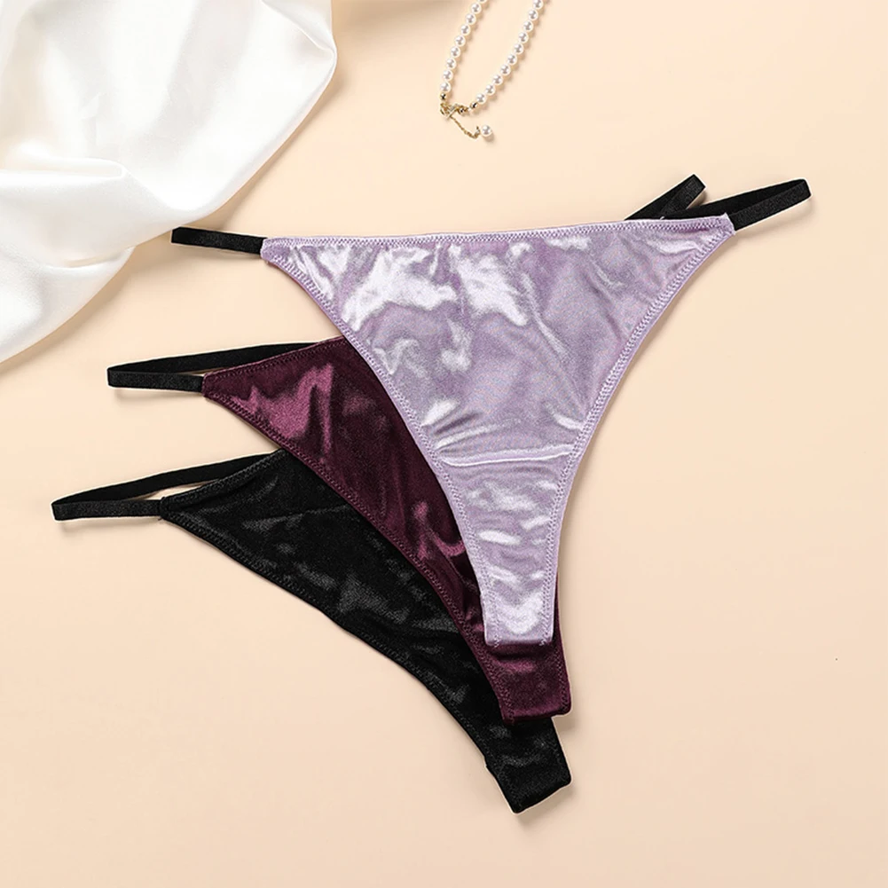 Low Waist Women Sexy Elastic Lingeries Satin Soft Panties T Pants Briefs G-string Thong Female Elasticity Slips Underwear
Low Waist Women Sexy Elastic Lingeries Satin Soft Panties T Pants Briefs G-string Thong Female Elasticity Slips Underwear