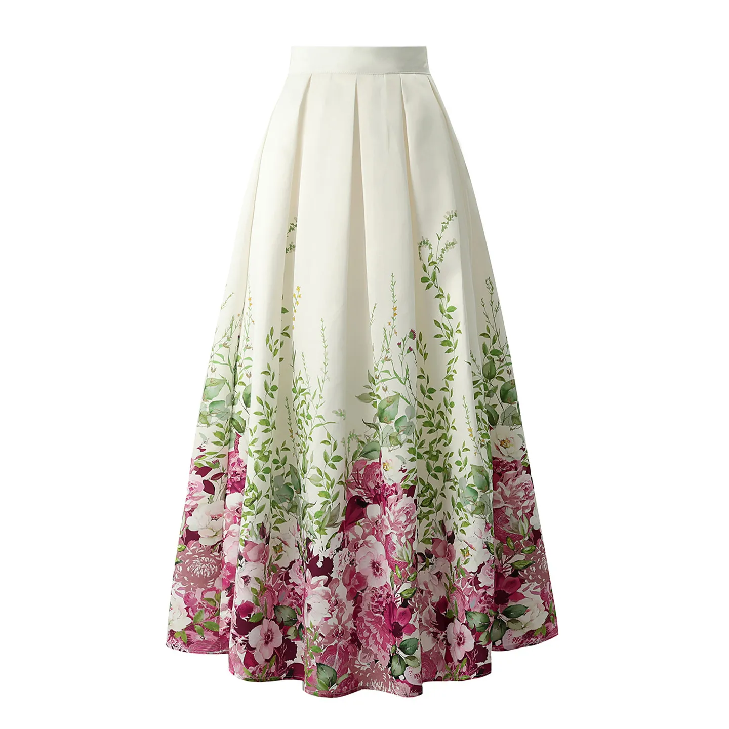 High Quality New Spring Summer All-match Ultra Long Printing A-line Skirt Women High Waist Elegant Bohemian Puff Beach Skirts
High Quality New Spring Summer All-match Ultra Long Printing A-line Skirt Women High Waist Elegant Bohemian Puff Beach Skirts