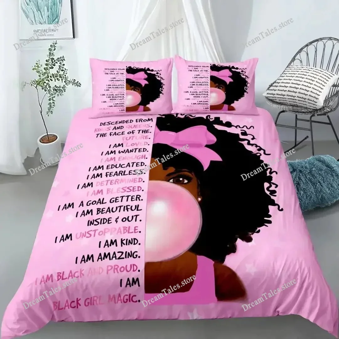 Frican American Duvet Cover Gilrs Kids Cute Ballet Princess Dancer Bedding Set Double Queen King Size Polyester Qulit Cover741
Frican American Duvet Cover Gilrs Kids Cute Ballet Princess Dancer Bedding Set Double Queen King Size Polyester Qulit Cover741