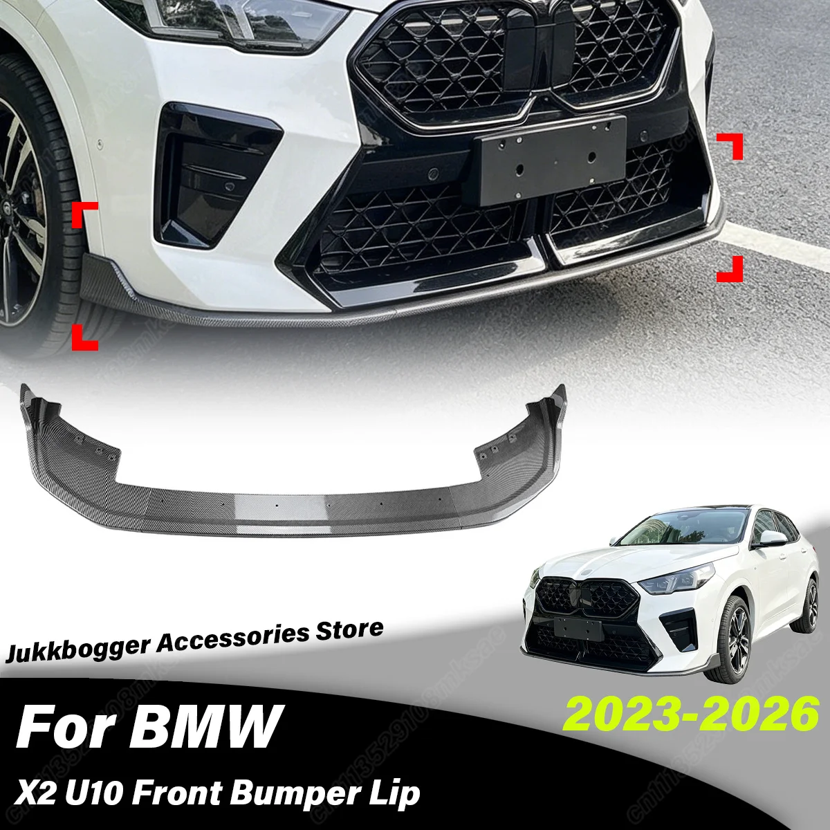 For BMW X2 U10 2023 2024 2025 2026 Auotmoible Front Bumper Spoiler Lip Front Splitter Modification Decoration Accessories Kit
For BMW X2 U10 2023 2024 2025 2026 Auotmoible Front Bumper Spoiler Lip Front Splitter Modification Decoration Accessories Kit