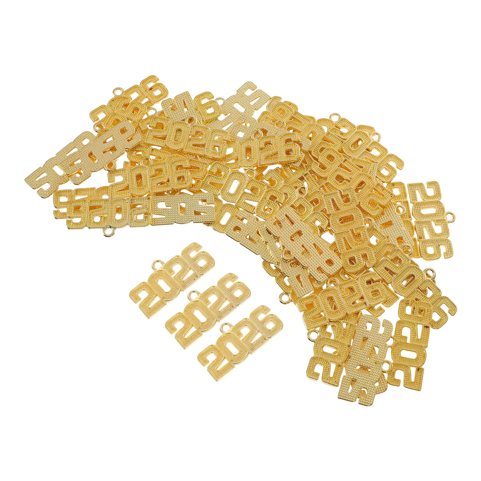 50pcs 2026 Alloy Year Charms Memorial Pendant For Diy Keychain Jewelry Making Graduation Tassel Accessories Craft Supplies
50pcs 2026 Alloy Year Charms Memorial Pendant For Diy Keychain Jewelry Making Graduation Tassel Accessories Craft Supplies