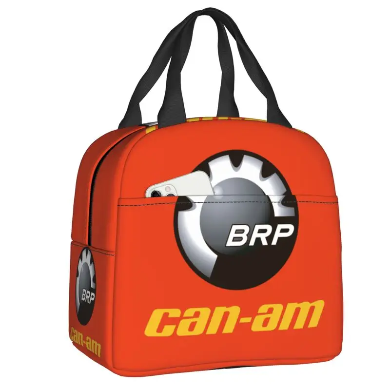 Custom BRP ATV Can Am Logo Insulated Lunch Bag for Women Resuable Thermal Cooler Lunch Tote Office Picnic Travel
Custom BRP ATV Can Am Logo Insulated Lunch Bag for Women Resuable Thermal Cooler Lunch Tote Office Picnic Travel