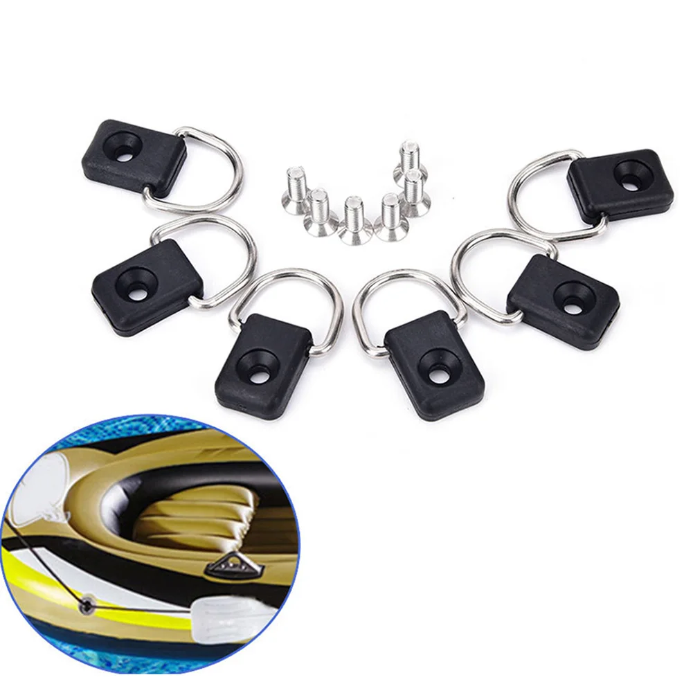 Repair Accessories Kayak D-ring Buckle ABS+stainless Steel Black Canoe Repairment D Buckle Kayak/boat Repairs M6 Screw Set
Repair Accessories Kayak D-ring Buckle ABS+stainless Steel Black Canoe Repairment D Buckle Kayak/boat Repairs M6 Screw Set