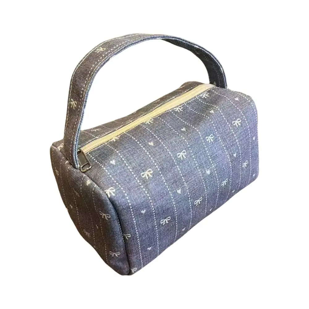 New Canvas Denim Handbag Simple Lovely Cosmetic Bag Stylish Large Capacity Storage Pouch Spring
New Canvas Denim Handbag Simple Lovely Cosmetic Bag Stylish Large Capacity Storage Pouch Spring