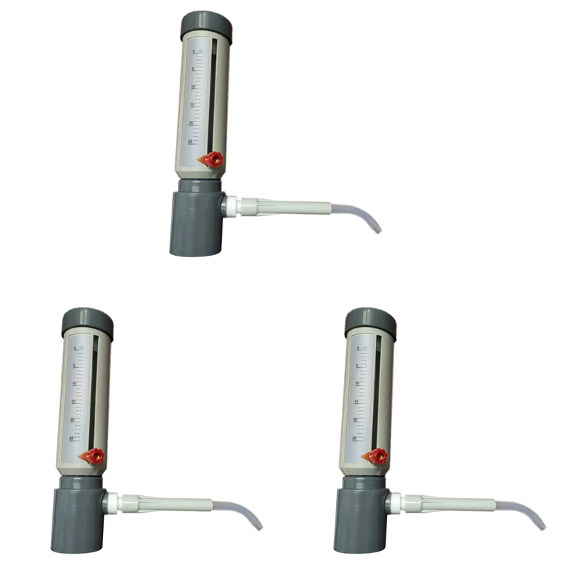 ABZS 3X Lab Bottle Top Dispenser Economic Semi-Automatic Liquid Dispenser Sleeve Type 5-25 Ml Adjustable Liquid Adder
ABZS 3X Lab Bottle Top Dispenser Economic Semi-Automatic Liquid Dispenser Sleeve Type 5-25 Ml Adjustable Liquid Adder