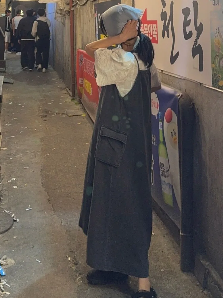 Новое летнее женское джинсовое платье с открытыми плечами и длинной юбкой трапециевидной формы Big kets, винтажное многослойное повседневное платье макси Dr
Новое летнее женское джинсовое платье с открытыми плечами и длинной юбкой трапециевидной формы Big kets, винтажное многослойное повседневное платье макси Dr