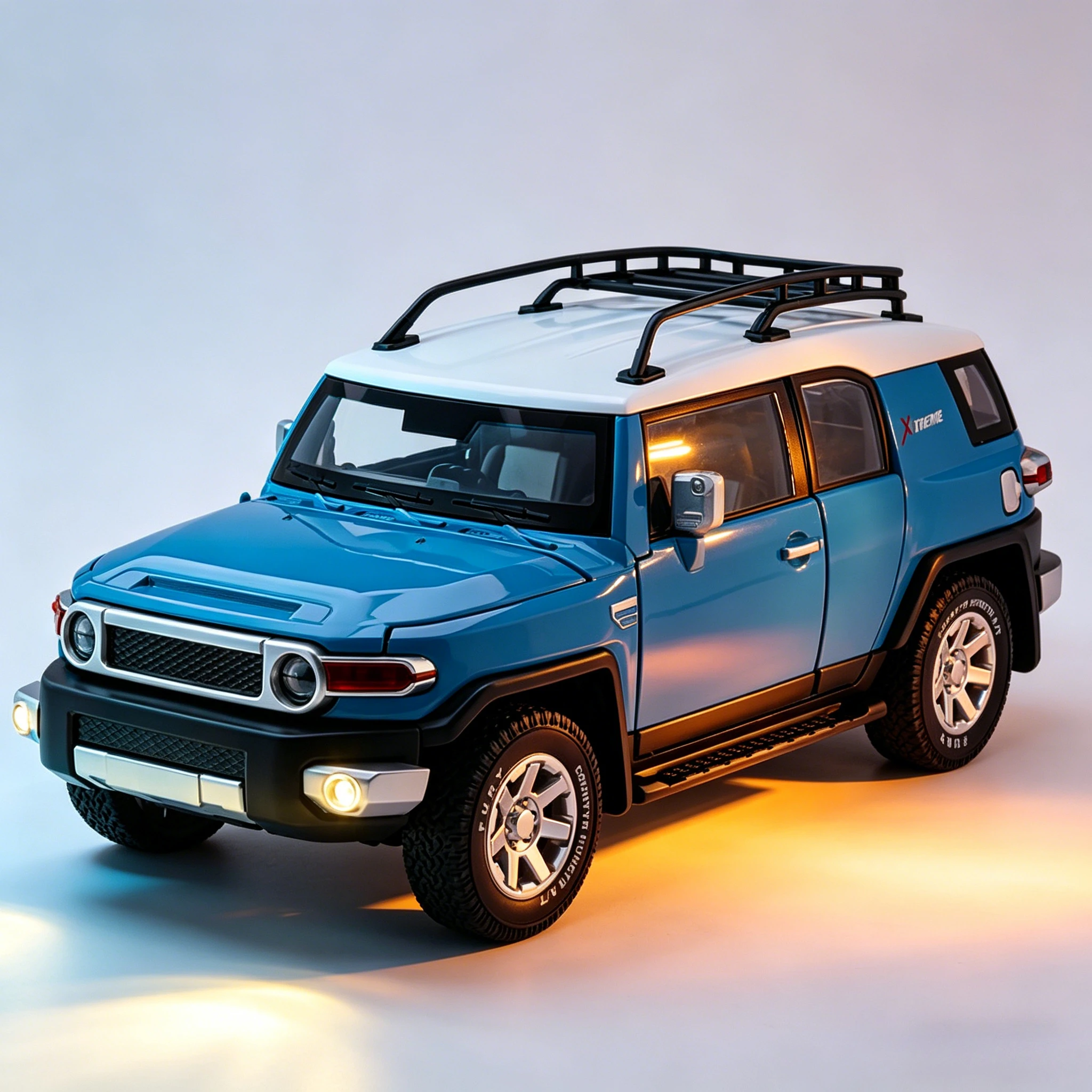 1:24 cruiser FJ Car Model Alloy Diecast Toy Doors Opened Sound Light Pull Back Miniature Cars Exquisite Collectibles
1:24 cruiser FJ Car Model Alloy Diecast Toy Doors Opened Sound Light Pull Back Miniature Cars Exquisite Collectibles