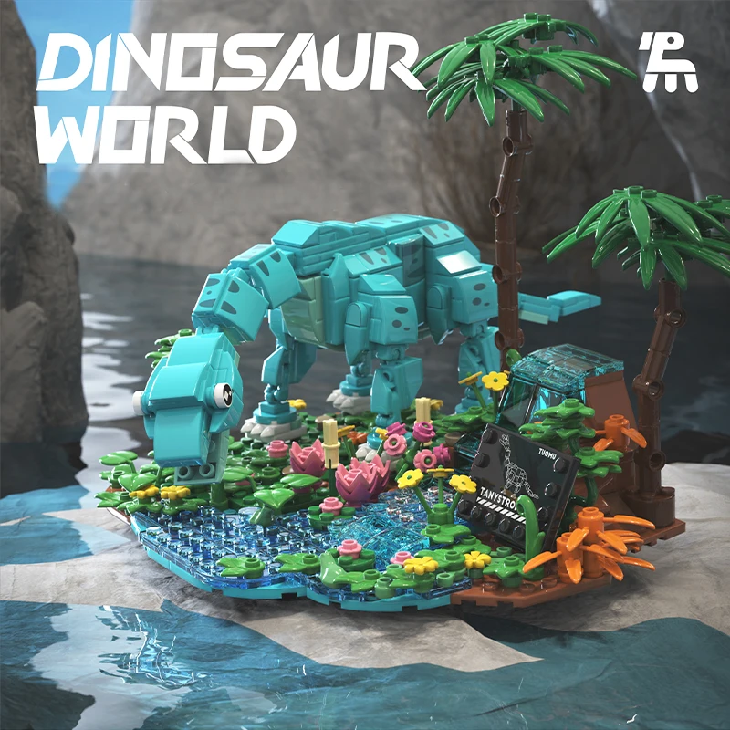 Grassland animal building block toy children puzzle match dinosaur world brachiosaurus model decoration gift for boys
Grassland animal building block toy children puzzle match dinosaur world brachiosaurus model decoration gift for boys