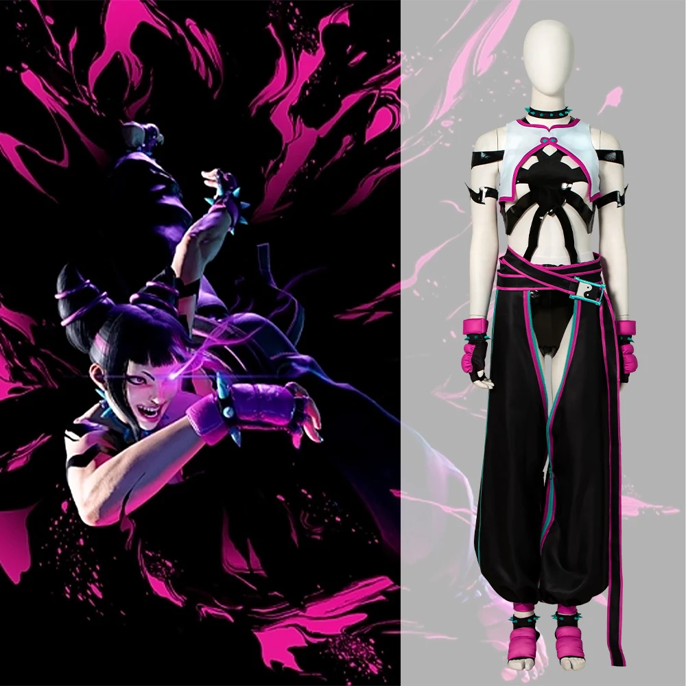 Manluyunxiao Street Fighter 6 Juri Cosplay Costume Full Set Custom Size Halloween Christmas Comic Con
Manluyunxiao Street Fighter 6 Juri Cosplay Costume Full Set Custom Size Halloween Christmas Comic Con