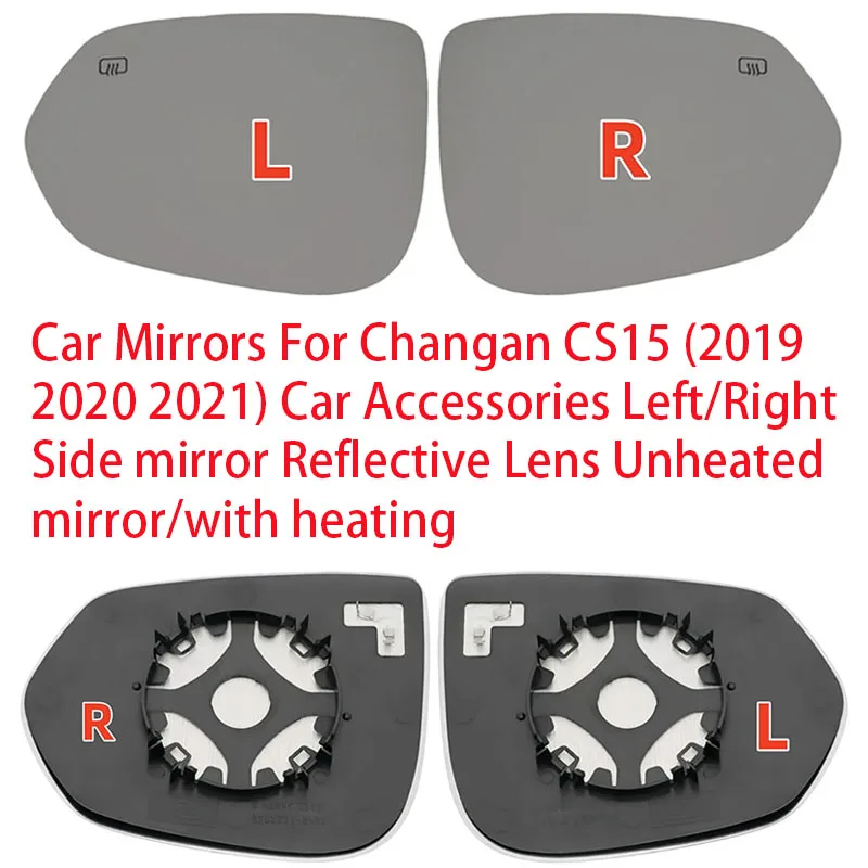 Car Mirrors For Changan CS15 (2019 2020 2021) Car Left/Right Side mirror Reflective Lens Unheated mirror/with heating
Car Mirrors For Changan CS15 (2019 2020 2021) Car Left/Right Side mirror Reflective Lens Unheated mirror/with heating