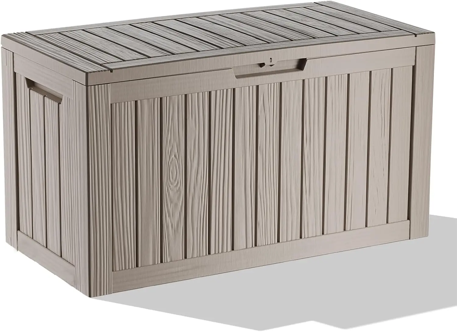 90 Gallon Outdoor Storage Box - Deck Box Container for Patio, Pool, and Garden-Waterproof and UV Resistant Resin,Lockable (Grey)
90 Gallon Outdoor Storage Box - Deck Box Container for Patio, Pool, and Garden-Waterproof and UV Resistant Resin,Lockable (Grey)