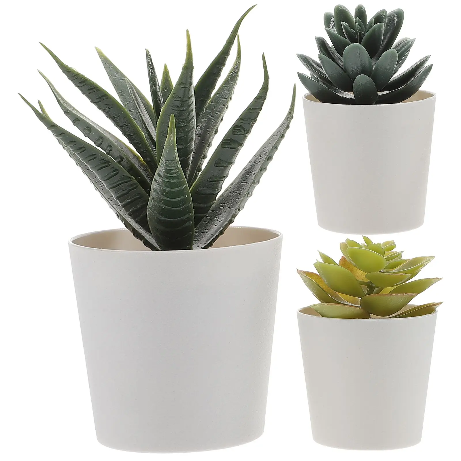 3 Pcs Artificial Plastic Succulent Bonsai Plants Decorative Home Office Desk Ornaments Simulation Green Mini Fake Plants Gifts
3 Pcs Artificial Plastic Succulent Bonsai Plants Decorative Home Office Desk Ornaments Simulation Green Mini Fake Plants Gifts