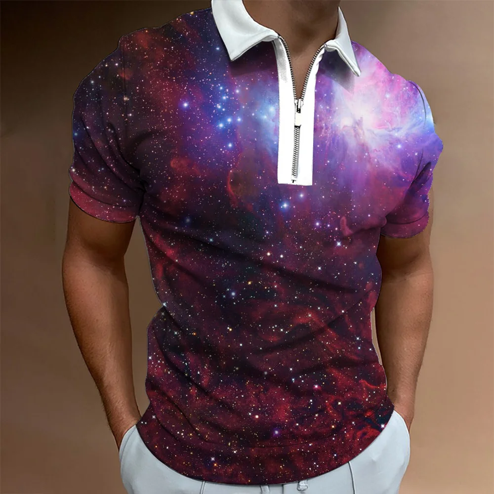 3d Printed Polo Men's Shirts Zip Polo Shirts Casual Lapel Shirts Summer Short Sleeve Pullovers Beach Men's Clothing
3d Printed Polo Men's Shirts Zip Polo Shirts Casual Lapel Shirts Summer Short Sleeve Pullovers Beach Men's Clothing