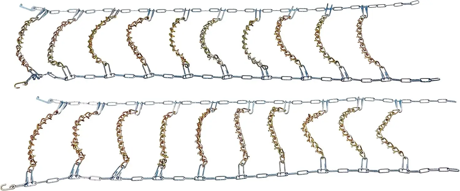 9-Inch V-Bar Tire Chains for ATV/UTV, Hardened Steel with Plastic Case
9-Inch V-Bar Tire Chains for ATV/UTV, Hardened Steel with Plastic Case