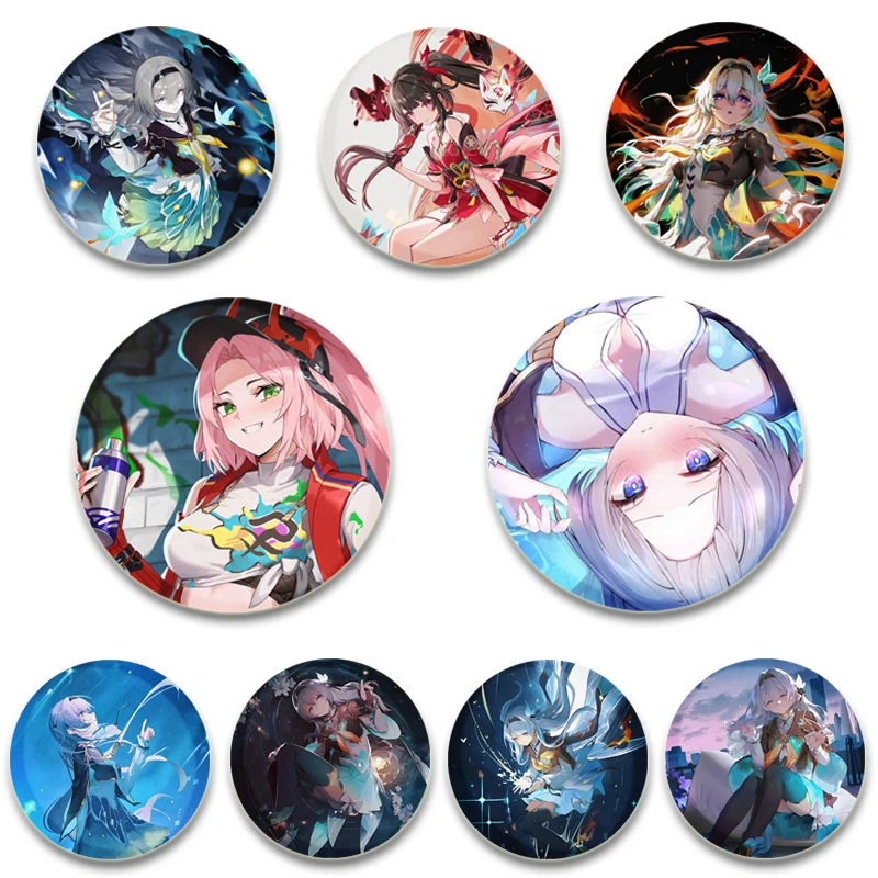 58mm Anime Honkai:Star Rail Enamel Pins Handmade Brooch for Clothes Backpack Decoration Cartoon Badge Jewelry Accessories Gifts
58mm Anime Honkai:Star Rail Enamel Pins Handmade Brooch for Clothes Backpack Decoration Cartoon Badge Jewelry Accessories Gifts