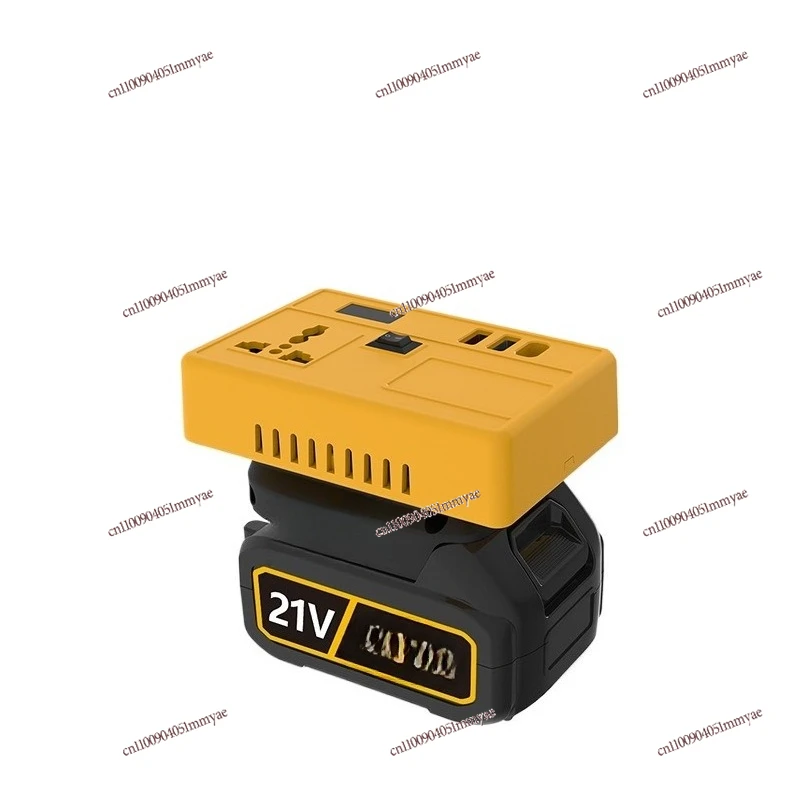 New Lithium Battery Inverter 21V To 220V Fast Charging Mobile Phone Charging Home Appliance Power Converter Plug-in
New Lithium Battery Inverter 21V To 220V Fast Charging Mobile Phone Charging Home Appliance Power Converter Plug-in