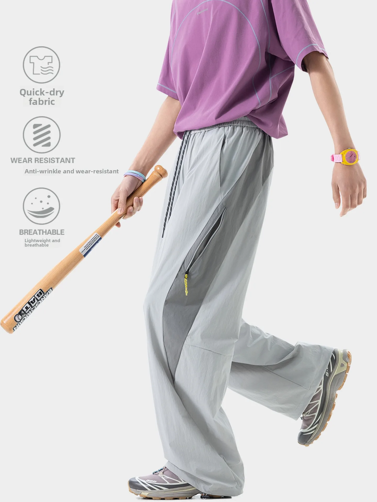 Lightweight Outdoor Color Block Functional Hiking Pants Men's Summer Quick Dry Breathable Loose Casual Mountain Sports Workwear
Lightweight Outdoor Color Block Functional Hiking Pants Men's Summer Quick Dry Breathable Loose Casual Mountain Sports Workwear