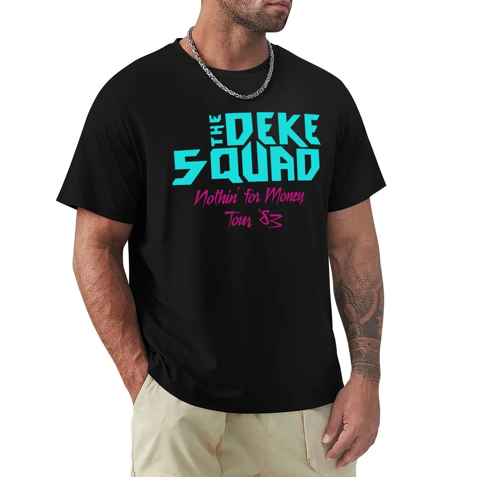 The Deke Squad Essential T-Shirt Large Size Casual Tee Shirt
The Deke Squad Essential T-Shirt Large Size Casual Tee Shirt