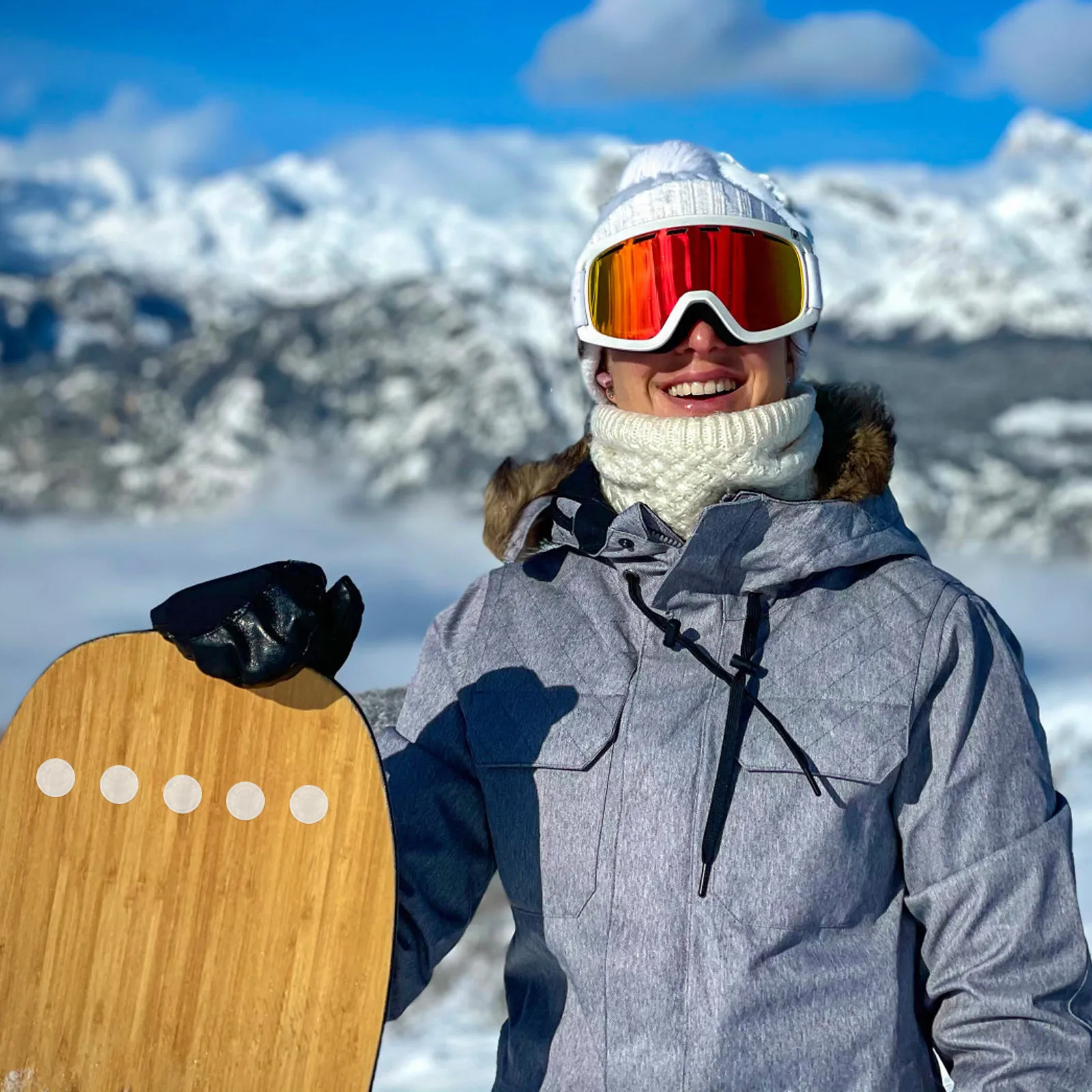 30Pcs Snowboard Anti-Slip Sticker Fashion Cuteness Design Strong Bonding Grip Pad for Single Foot Skiing Safety Outdoor Sports
30Pcs Snowboard Anti-Slip Sticker Fashion Cuteness Design Strong Bonding Grip Pad for Single Foot Skiing Safety Outdoor Sports