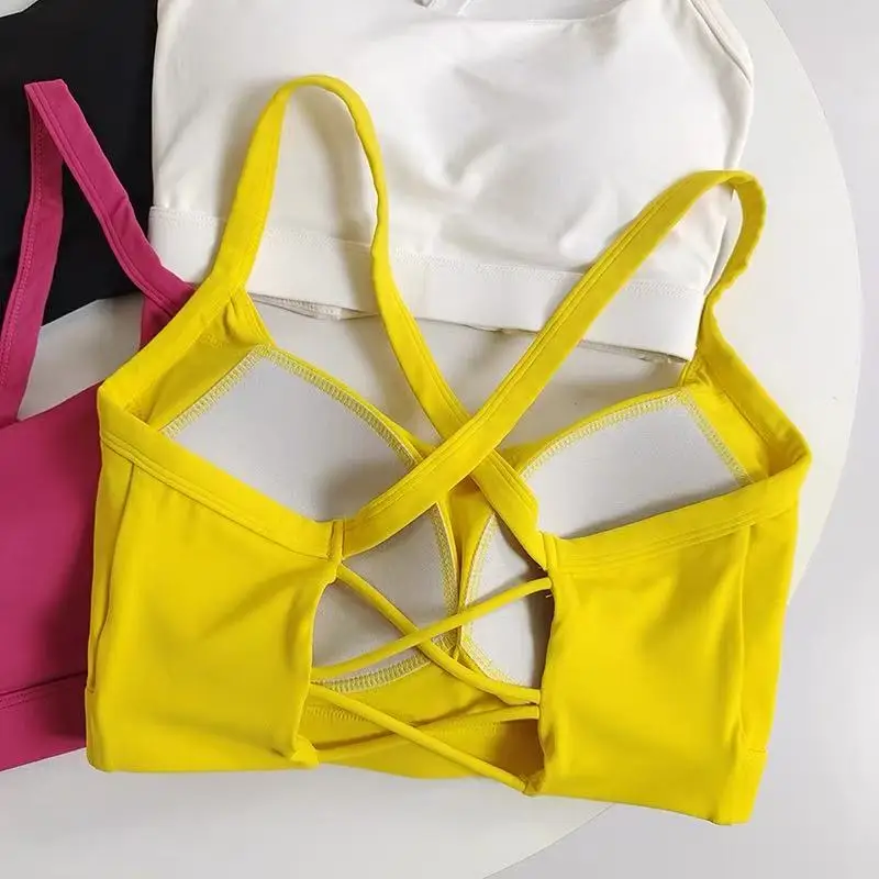 Shockproof High-Intensity Exercise Fitness Bra All-In-One Cup Running Gathered Yoga Beauty Back Breathable Sports Bra for Women 
Shockproof High-Intensity Exercise Fitness Bra All-In-One Cup Running Gathered Yoga Beauty Back Breathable Sports Bra for Women