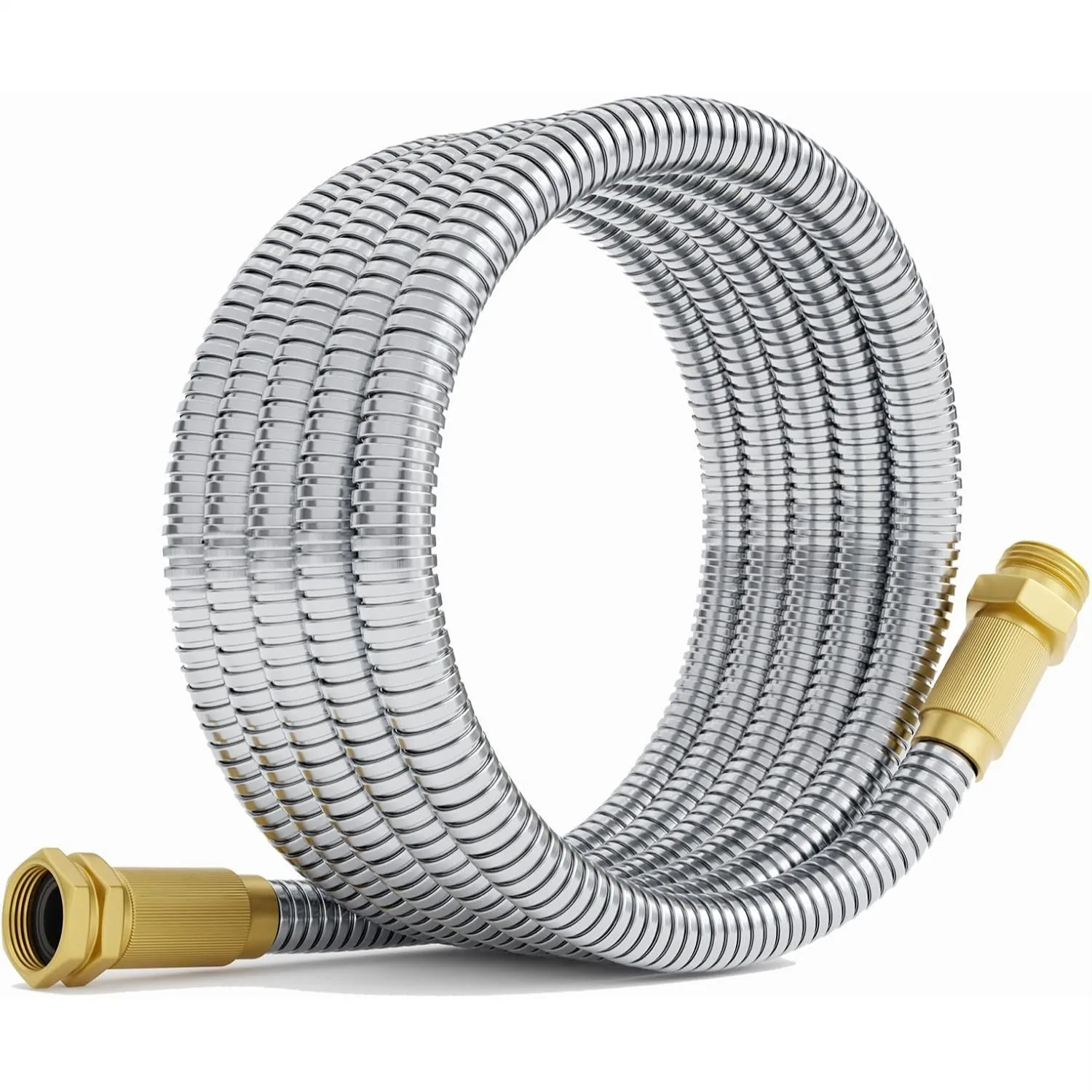 3FT Heavy Duty Garden Hose Extension with 304 Stainless Steel, Leak-Proof Metal Fittings for Outdoor Reel and RV
3FT Heavy Duty Garden Hose Extension with 304 Stainless Steel, Leak-Proof Metal Fittings for Outdoor Reel and RV