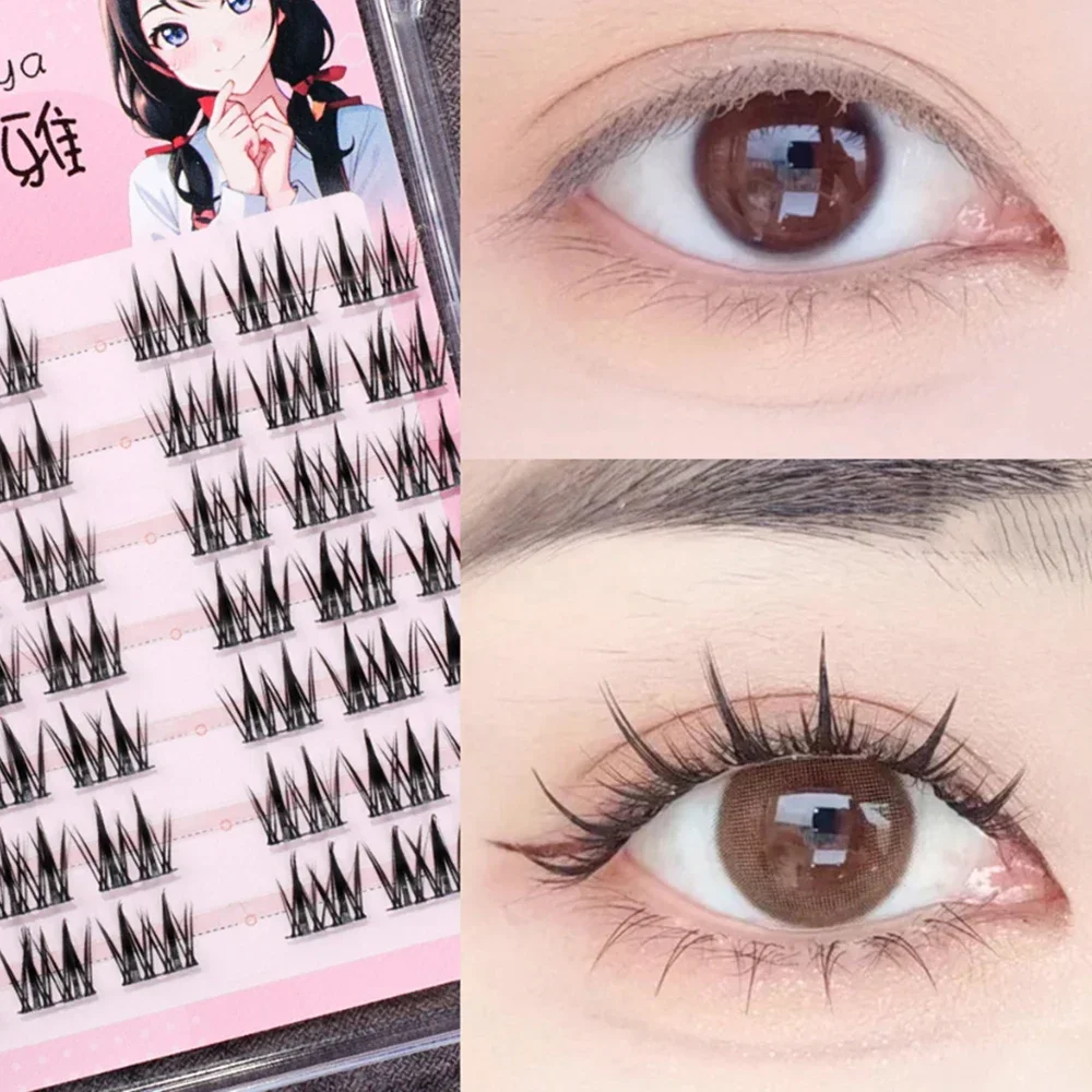 Dual Towers Wheat False Eyelashes Large Capacity Hard Stems Natural Manga Little Devil Fake Eyelash Individual Clusters Lashes
Dual Towers Wheat False Eyelashes Large Capacity Hard Stems Natural Manga Little Devil Fake Eyelash Individual Clusters Lashes