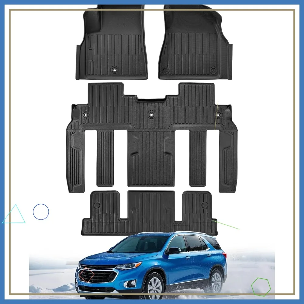 Custom Fit All Weather Floor Mats for Chevy Traverse 2009-2017, GMC Acadia 2007-2017, Full Interior Protection TPE Rubber
Custom Fit All Weather Floor Mats for Chevy Traverse 2009-2017, GMC Acadia 2007-2017, Full Interior Protection TPE Rubber