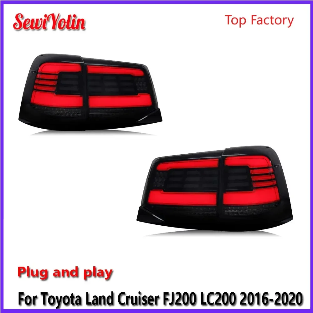 Автомобильные светодиодные задние фонари, аксессуары для Toyota Land Cruiser FJ200 LC200 2016-2020, задние противотуманные фары DRL, стоп-сигнал поворота Plug and Play
Автомобильные светодиодные задние фонари, аксессуары для Toyota Land Cruiser FJ200 LC200 2016-2020, задние противотуманные фары DRL, стоп-сигнал поворота Plug and Play
