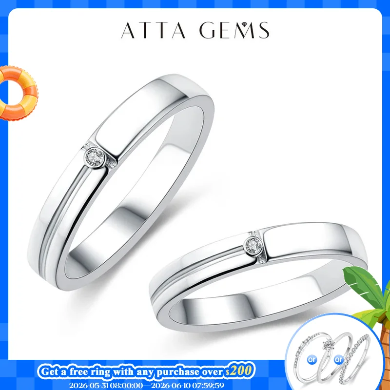 Attagems 2022 New Luxury Classic Moissanite Ring for Men Women Engagement Rings Couple Wedding Female Anniversary Fine Jewelry
Attagems 2022 New Luxury Classic Moissanite Ring for Men Women Engagement Rings Couple Wedding Female Anniversary Fine Jewelry