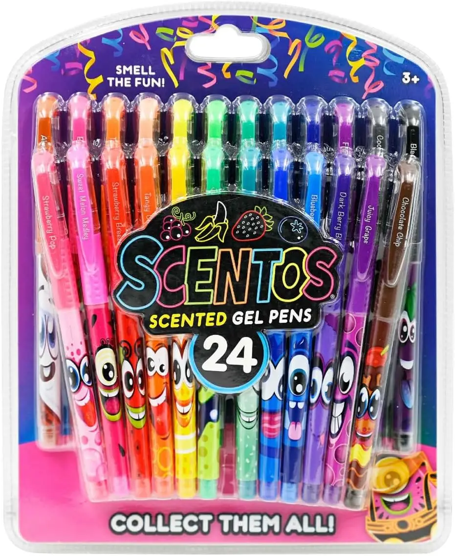 24 Neon Scented Gel Pens with Fine Tip for Kids & Adults - Fun Art Supplies for Drawing, Coloring, and School
24 Neon Scented Gel Pens with Fine Tip for Kids & Adults - Fun Art Supplies for Drawing, Coloring, and School