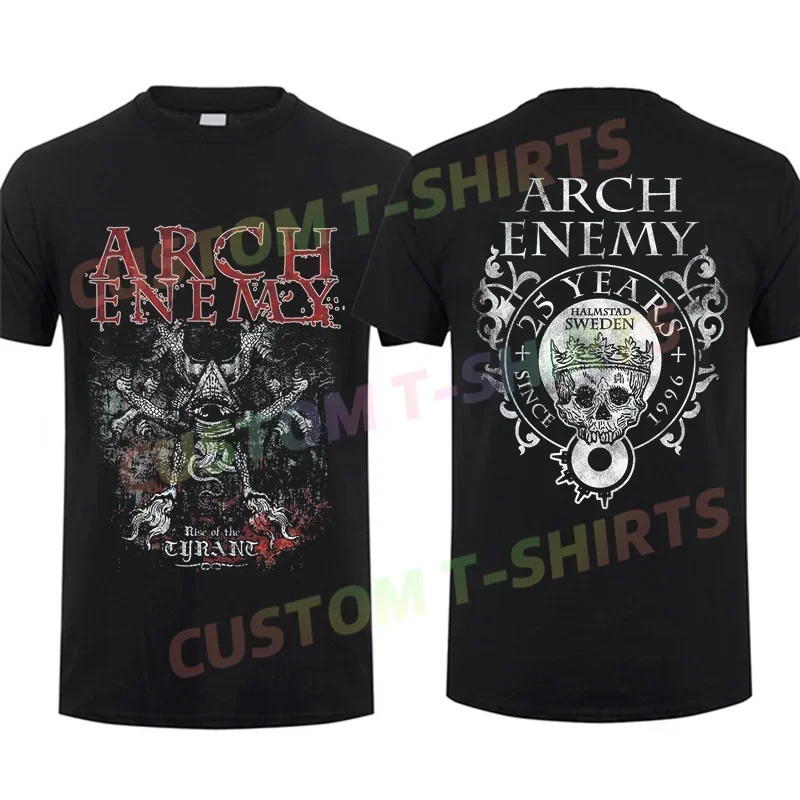 2025 Men T Shirt Casual Arch Enemy Rise of The Tyrant T-shirt Graphic Summer Short Sleeves 100% Cotton S-3XL
2025 Men T Shirt Casual Arch Enemy Rise of The Tyrant T-shirt Graphic Summer Short Sleeves 100% Cotton S-3XL