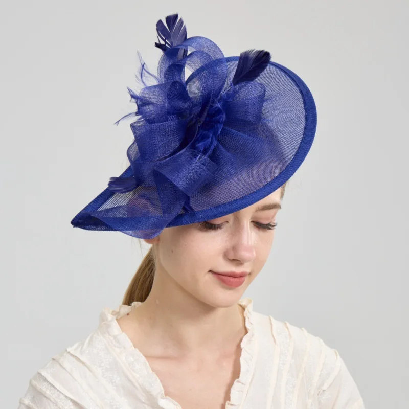 Hot-Selling Imitation Linen Feather Headpiece Bride Hair Accessories Crescent Small Hat Horse Racing Festival Head Flower Hairba
Hot-Selling Imitation Linen Feather Headpiece Bride Hair Accessories Crescent Small Hat Horse Racing Festival Head Flower Hairba