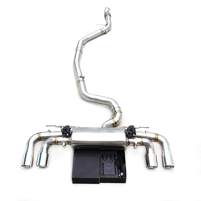 Auto Stainless Steel Valved Exhaust Pipes For BMW M235i 3.0T 2014-2016 Valvetronic Catback Muffler Chrome Silver Tips
Auto Stainless Steel Valved Exhaust Pipes For BMW M235i 3.0T 2014-2016 Valvetronic Catback Muffler Chrome Silver Tips