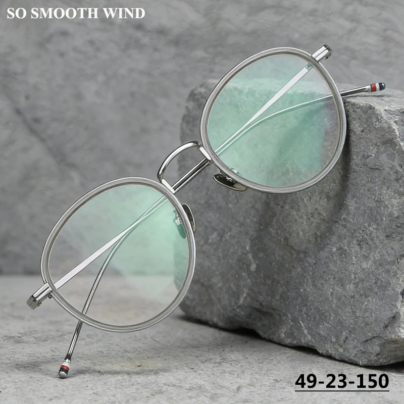 Высококачественные брендовые очки из чистого титана TB905, сверхлегкие мужские овальные круглые очки в оправе, женские модные очки, корейские очки
Высококачественные брендовые очки из чистого титана TB905, сверхлегкие мужские овальные круглые очки в оправе, женские модные очки, корейские очки