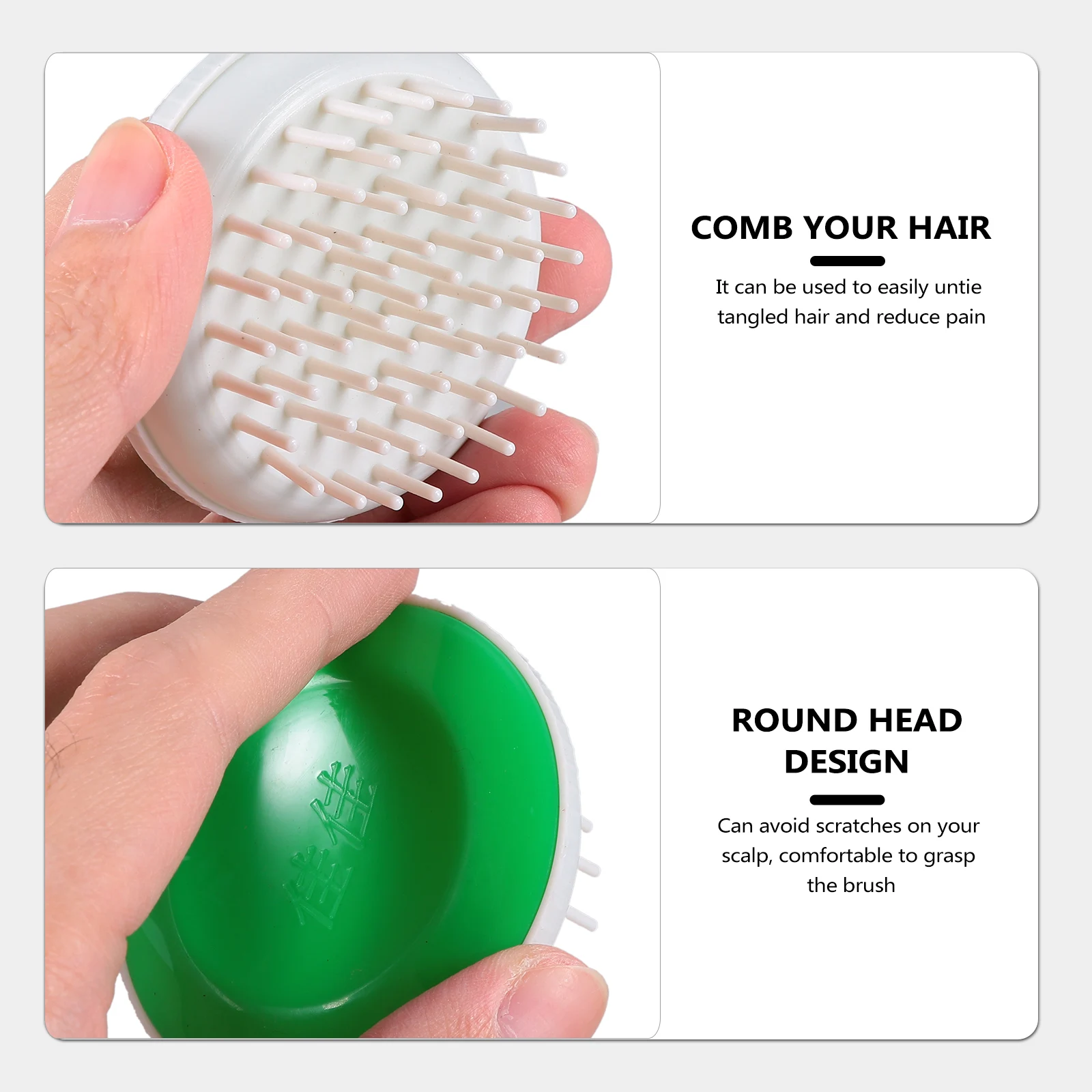 10 Pcs Shampoo Brush Scalp Care Massage Hair Washing D ruff Exfoliating Silicone Travel Size Lightweight Soft Bristles
10 Pcs Shampoo Brush Scalp Care Massage Hair Washing D ruff Exfoliating Silicone Travel Size Lightweight Soft Bristles