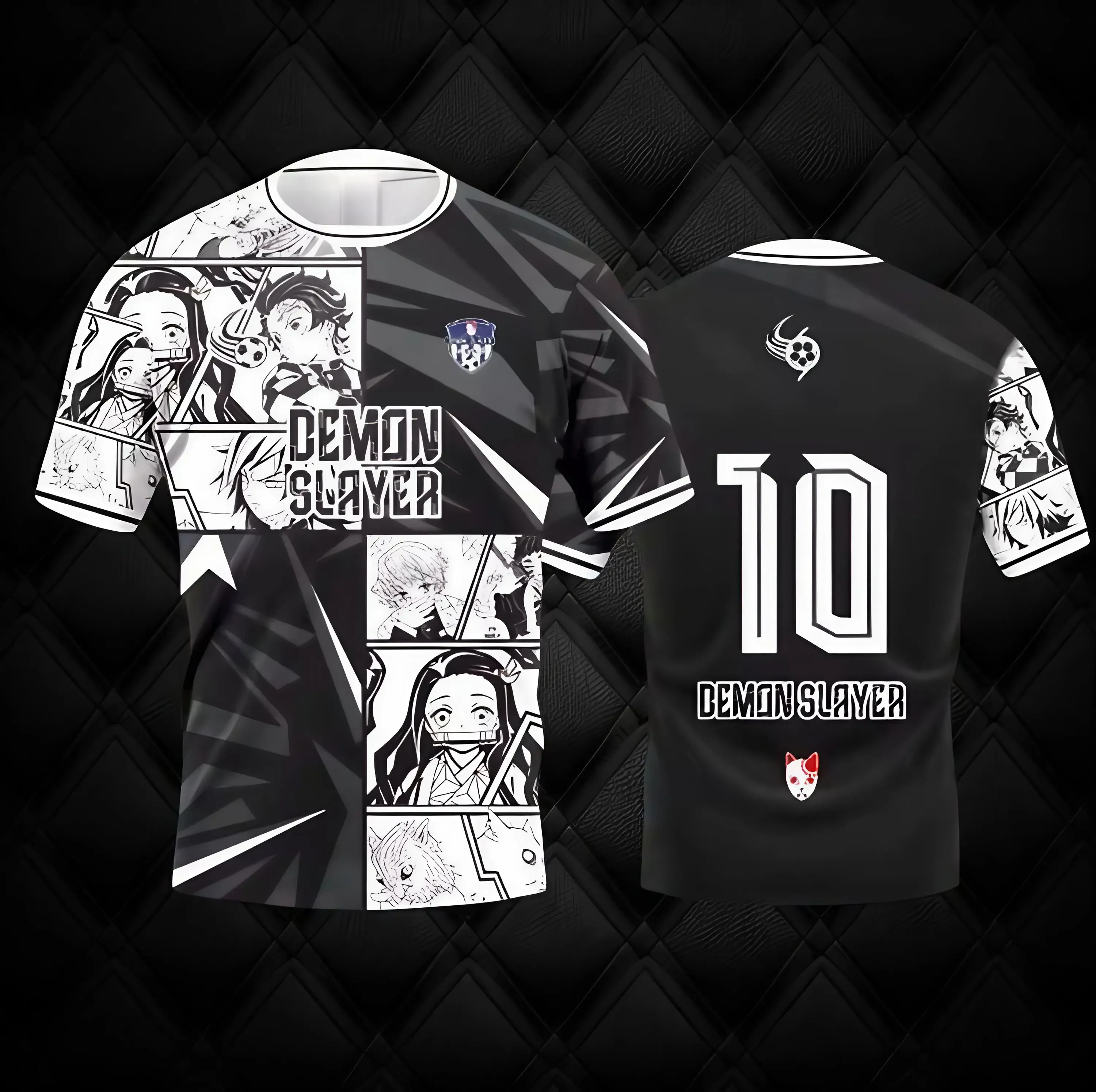 Summer Men‘s Japanese Anime Demon Slayer Soccer Jersey Adult Kids Breathable Quick-Drying Tees Sport Motorcycle Top
Summer Men‘s Japanese Anime Demon Slayer Soccer Jersey Adult Kids Breathable Quick-Drying Tees Sport Motorcycle Top