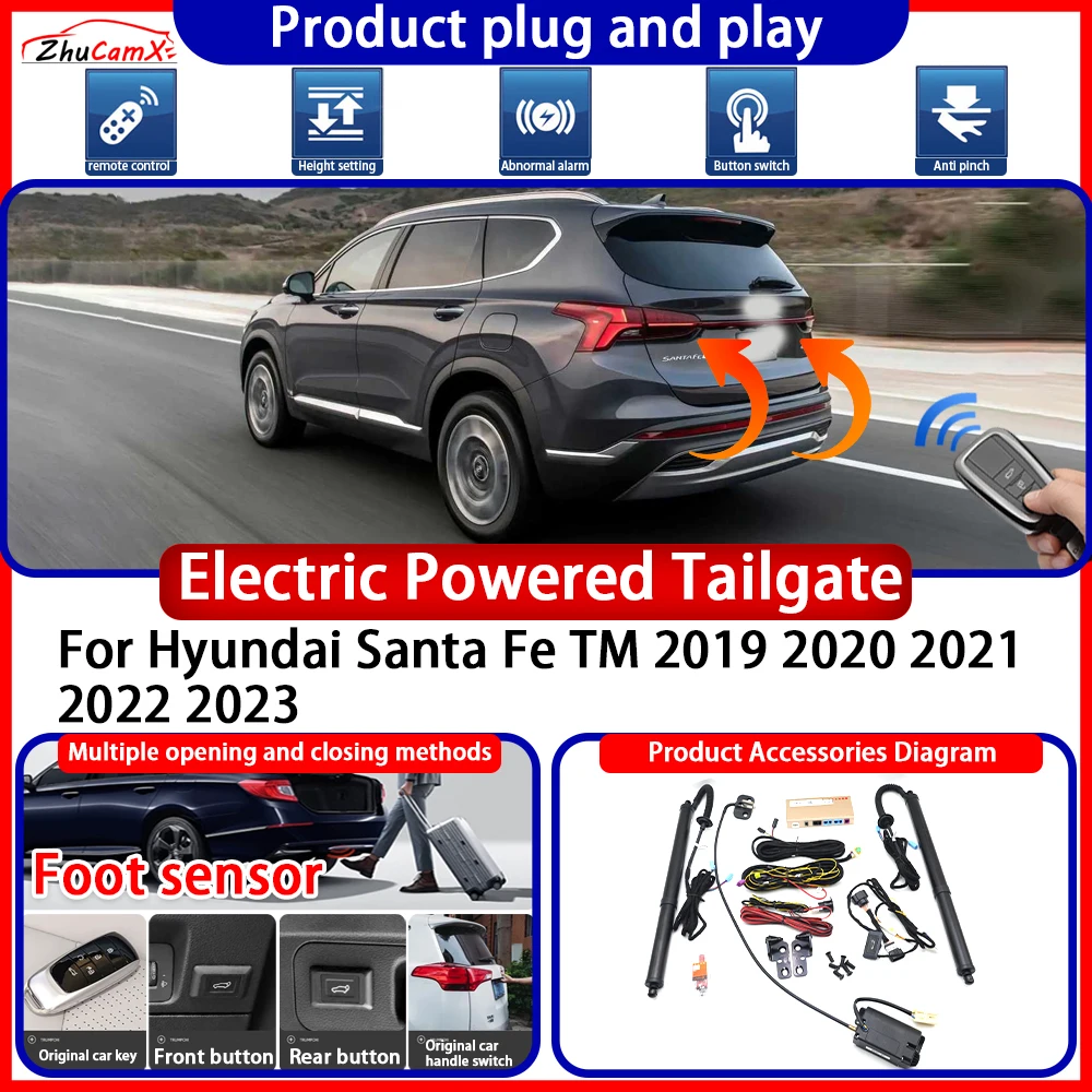 ZhuCamX OEM Powered Tailgate for Hyundai Santa Fe TM 2019 2020 2021 2022 2023 anti pinch Smart Intelligent Control Gate Lift Kit
ZhuCamX OEM Powered Tailgate for Hyundai Santa Fe TM 2019 2020 2021 2022 2023 anti pinch Smart Intelligent Control Gate Lift Kit