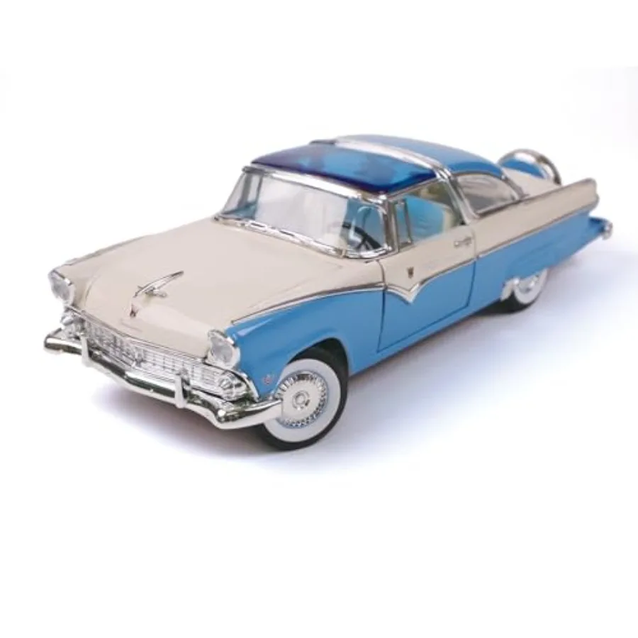 1955 Ford Crown Victoria 1:18 die-cast model car for display blue metal body limited edition premium collectible with authentic
1955 Ford Crown Victoria 1:18 die-cast model car for display blue metal body limited edition premium collectible with authentic