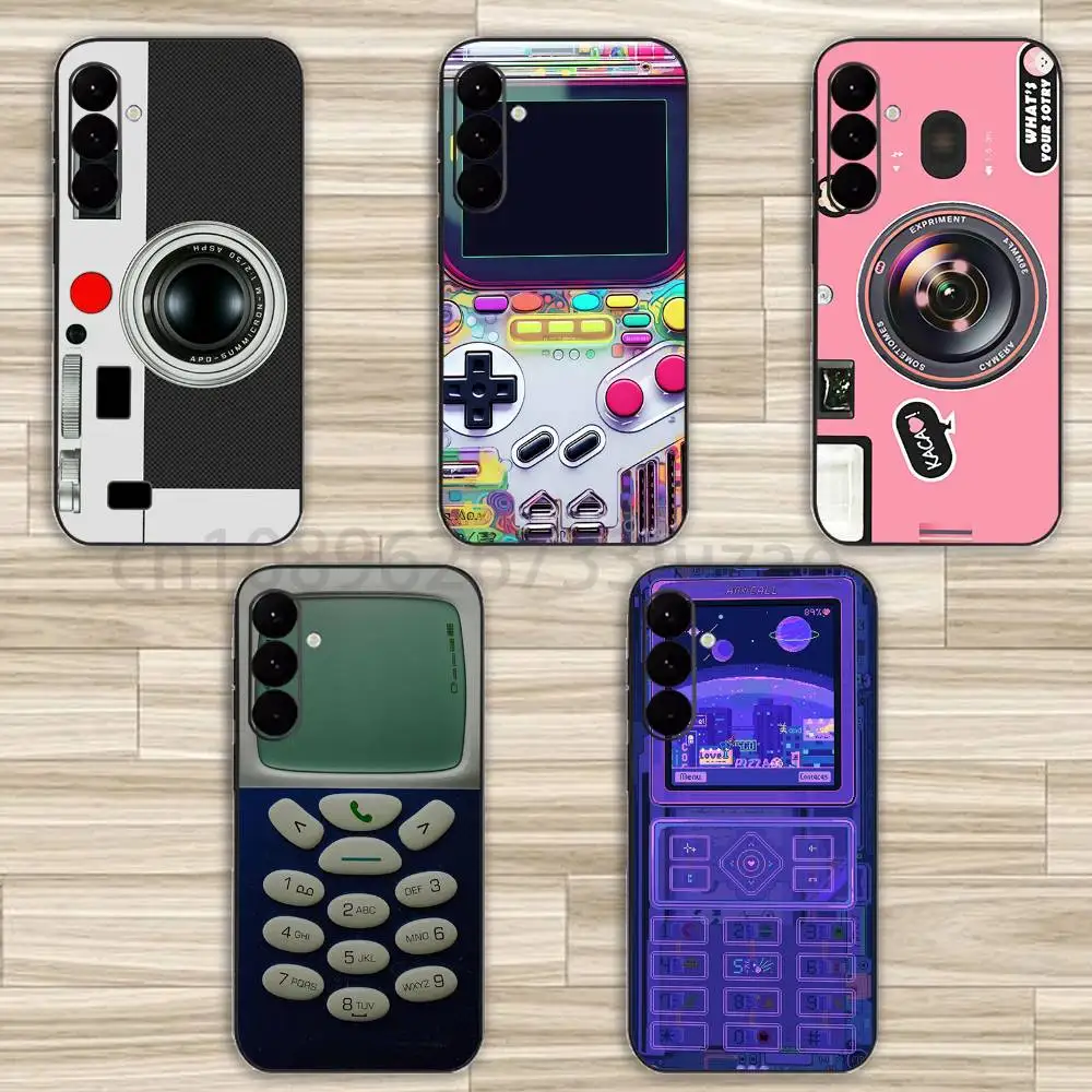 Retro Camera Games Tape Cassette For Samsung Galaxy A04E A14 A34 A54 5G Cover Shockproof Liquid Silicone Cover
Retro Camera Games Tape Cassette For Samsung Galaxy A04E A14 A34 A54 5G Cover Shockproof Liquid Silicone Cover