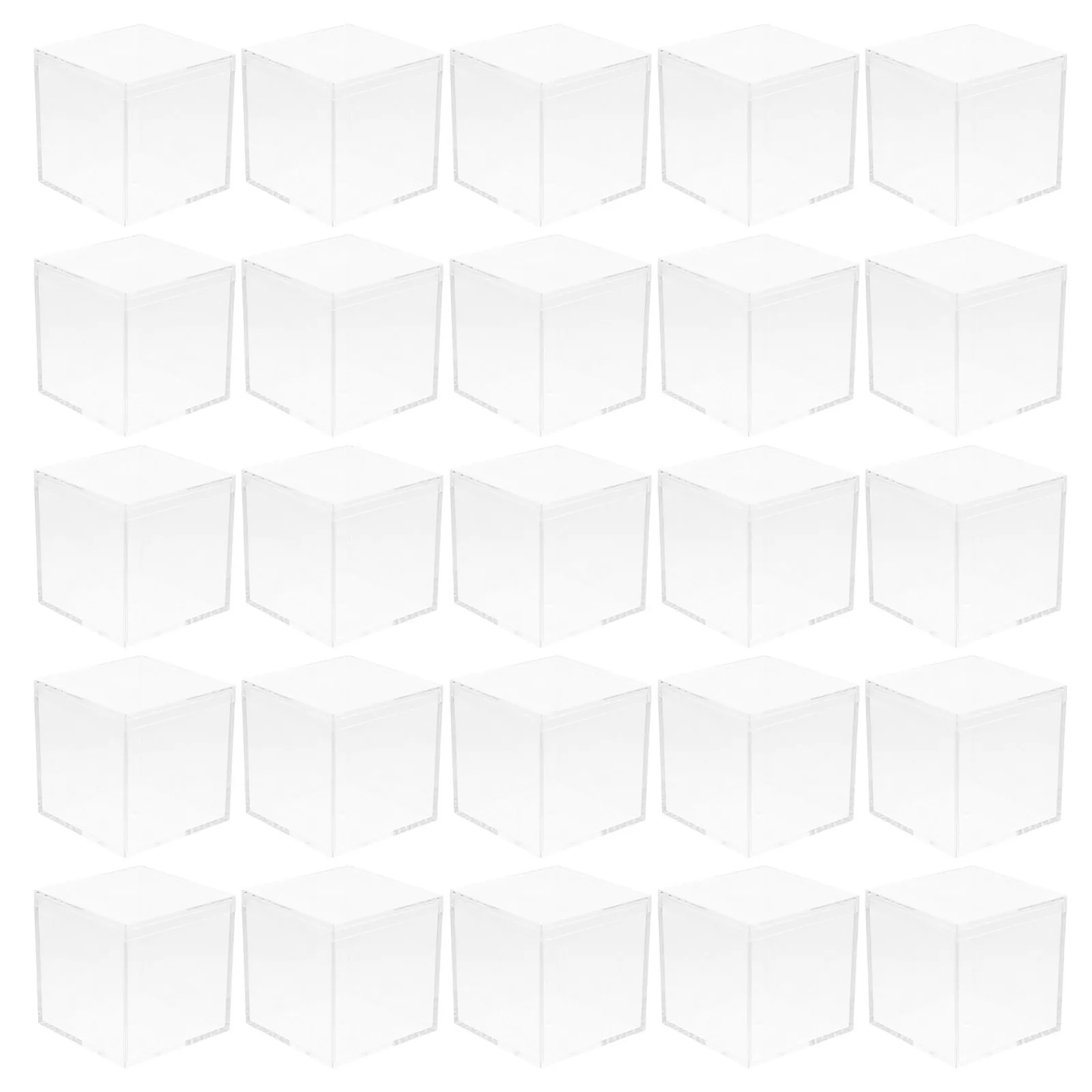 24Pcs Clear Plastic Square Candy Boxes Lids Mini Favor Boxes Transparent Treat Storage Wedding Party Display Case
24Pcs Clear Plastic Square Candy Boxes Lids Mini Favor Boxes Transparent Treat Storage Wedding Party Display Case