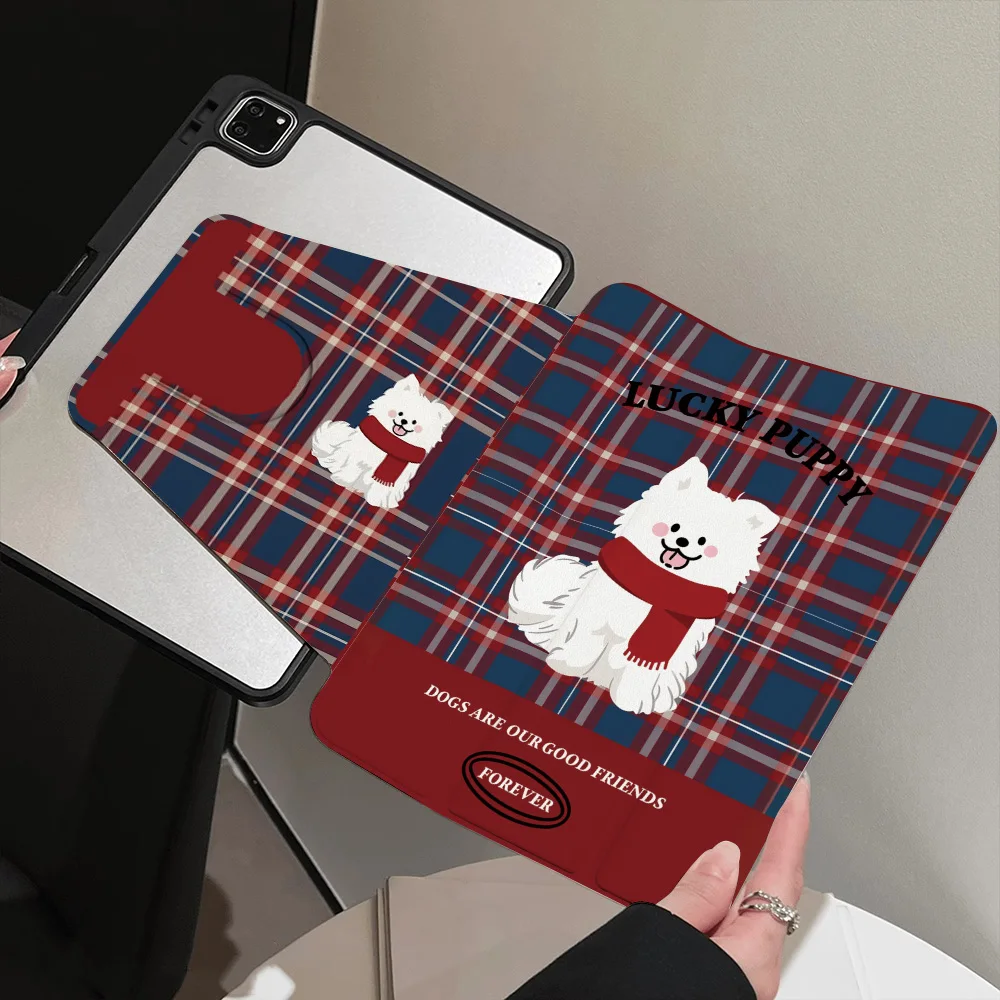 Protective Case for Apple iPad 7 8 9 10.2 inches Air1 Air2 Mini 6 Mini 7 Christmas Red Plaid 360° rotating three-fold flat shell
Protective Case for Apple iPad 7 8 9 10.2 inches Air1 Air2 Mini 6 Mini 7 Christmas Red Plaid 360° rotating three-fold flat shell