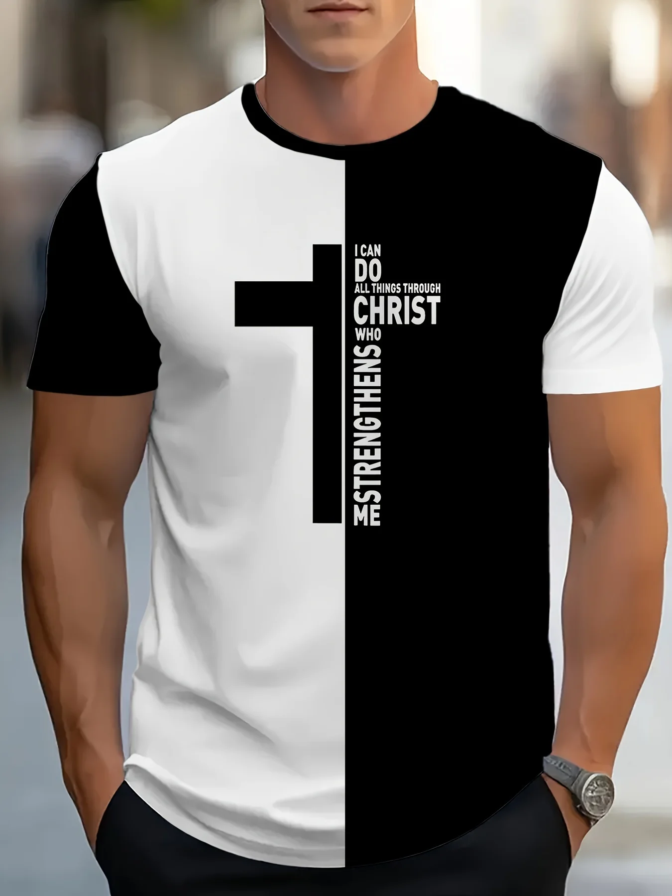 3D Print Christian Theme Graphic Men's T-Shirt Fashion Simple Color Block Pattern Short Sleeve Tees Loose Casual Round Neck Tops
3D Print Christian Theme Graphic Men's T-Shirt Fashion Simple Color Block Pattern Short Sleeve Tees Loose Casual Round Neck Tops