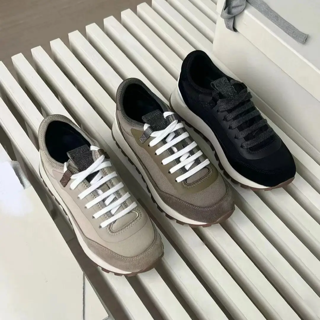 Spring Fall B*C Women's Sneakers Real Leather Shine Bead Chain Platform Shoes Woman Casual Running Shoes Big Size 36-42
Spring Fall B*C Women's Sneakers Real Leather Shine Bead Chain Platform Shoes Woman Casual Running Shoes Big Size 36-42