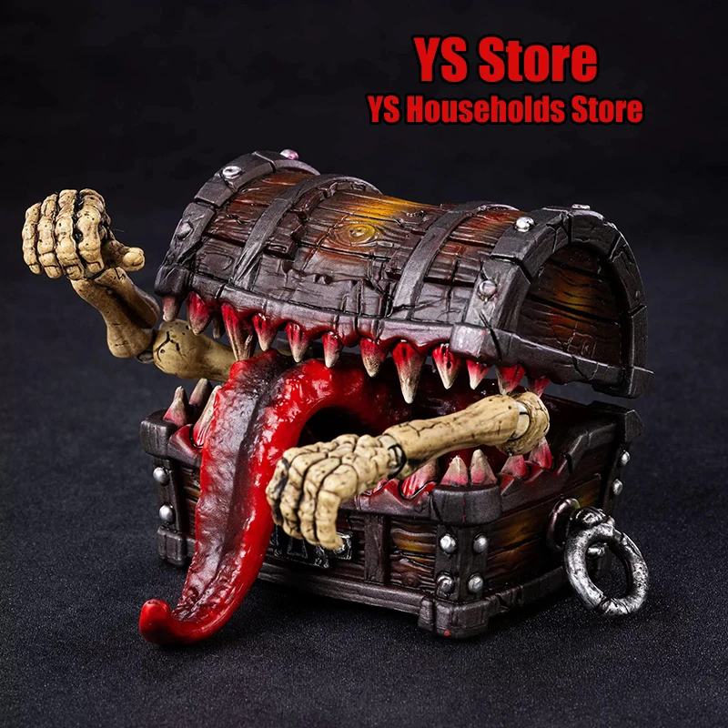 14cm Movable Dungeon Monster Skeleton Treasure Box Monster Model Toys Collection Halloween Horror Theme Cosplay Decor Figurine
14cm Movable Dungeon Monster Skeleton Treasure Box Monster Model Toys Collection Halloween Horror Theme Cosplay Decor Figurine