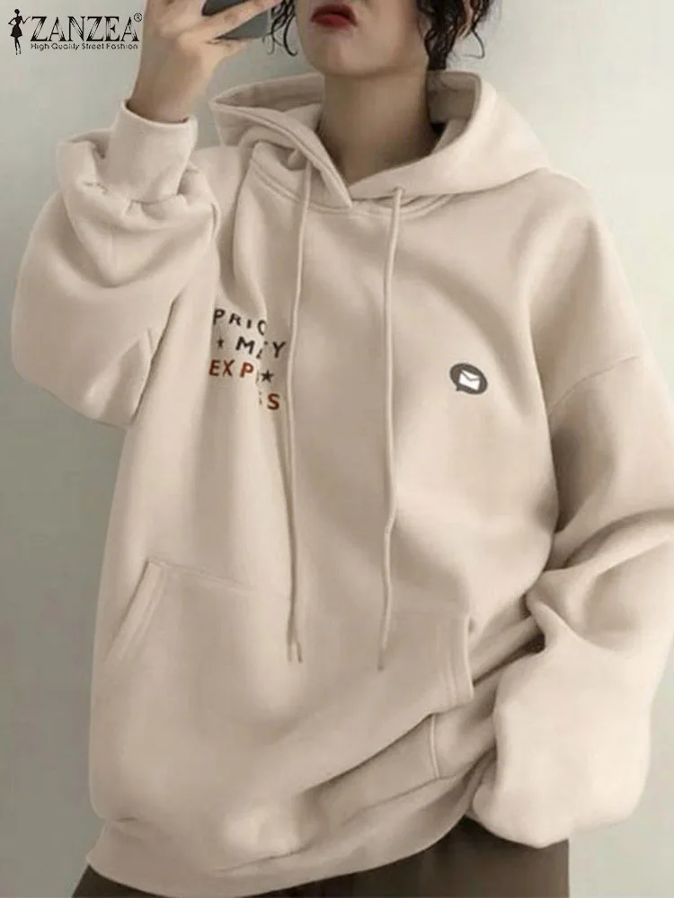 ZANZEA Fashion Women Hoodies Long Sleeve Sweatshirt Autumn Loose Hooded Oversize Streetwear Stylish Printed Pullover Casual Tops
ZANZEA Fashion Women Hoodies Long Sleeve Sweatshirt Autumn Loose Hooded Oversize Streetwear Stylish Printed Pullover Casual Tops