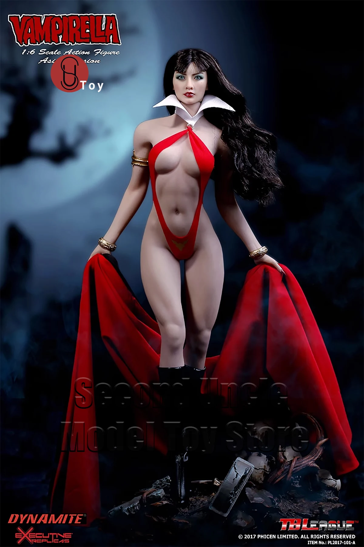 PHICEN TBLeague PL2017-101-A 1/6 Scale Vampirella Asian version Action Figure Sexy female vampire Full Set Model Toy
PHICEN TBLeague PL2017-101-A 1/6 Scale Vampirella Asian version Action Figure Sexy female vampire Full Set Model Toy
