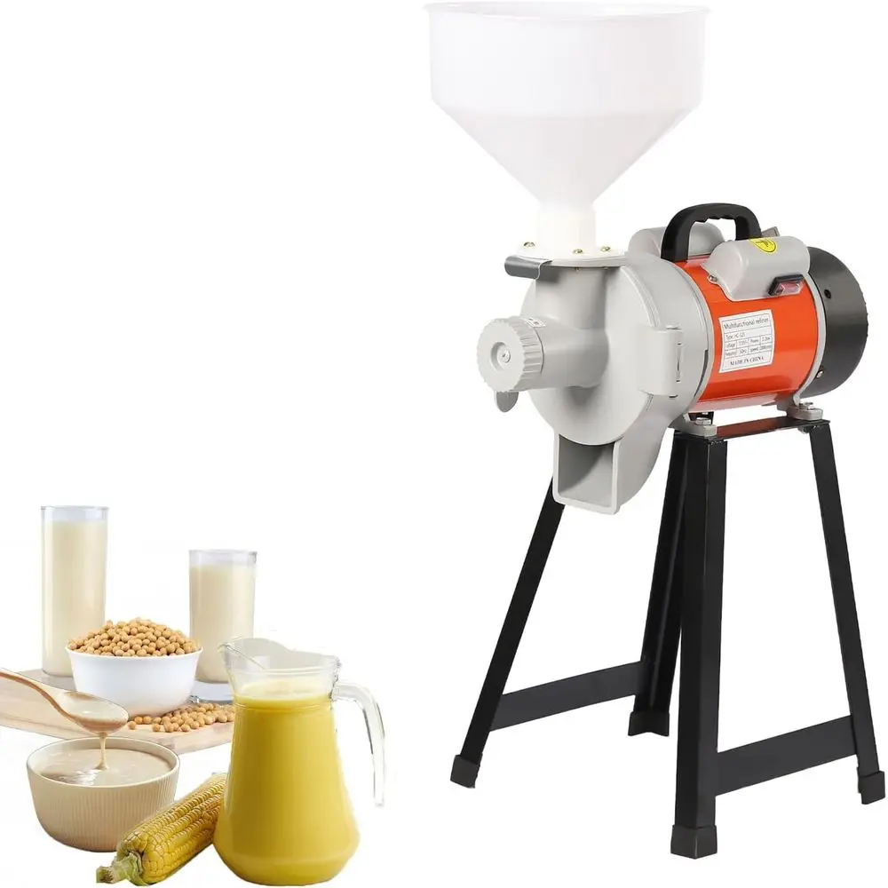Electric Grain Mill Grinder, lour Mill, 110V 2200W Commercial Corn Grinder hine eed Mill Wheat Grinder, lour Mill Cereals Grinde
Electric Grain Mill Grinder, lour Mill, 110V 2200W Commercial Corn Grinder hine eed Mill Wheat Grinder, lour Mill Cereals Grinde