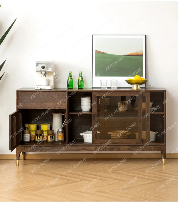 Modern Minimalist Walnut Sideboard Dining Room Wall-Mounted Storage Cabinet Solid Wood Entryway Decor Home Furniture - FYSD FT
Modern Minimalist Walnut Sideboard Dining Room Wall-Mounted Storage Cabinet Solid Wood Entryway Decor Home Furniture - FYSD FT