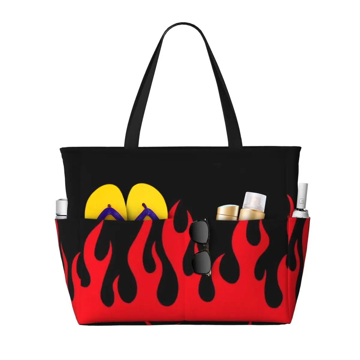 Пляжная большая сумка Big Fire Flames Burning Flame Спортивная сумка для занятий йогой в тренажерном зале Большая большая сумка Женская дорожная сумка Сумка для фитнеса
Пляжная большая сумка Big Fire Flames Burning Flame Спортивная сумка для занятий йогой в тренажерном зале Большая большая сумка Женская дорожная сумка Сумка для фитнеса