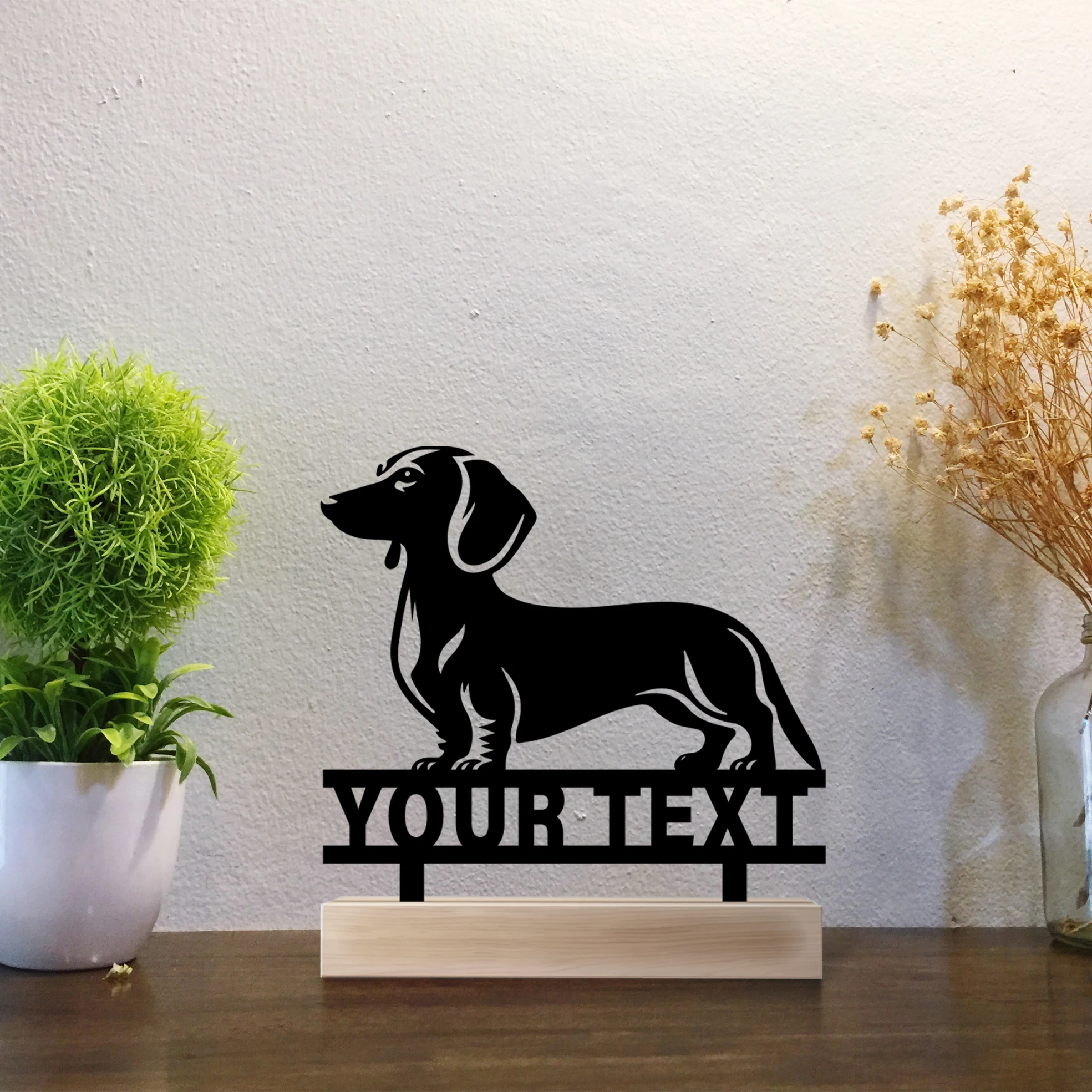 1 pc cool the dazed puppy Customizable Name Metal Statue Iron Ornament Iron Sculpture Art Figurine With Wood Base Office Desk
1 pc cool the dazed puppy Customizable Name Metal Statue Iron Ornament Iron Sculpture Art Figurine With Wood Base Office Desk
